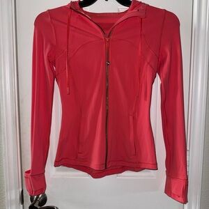 Lululemon Athletica Coral Zip-Up Jacket